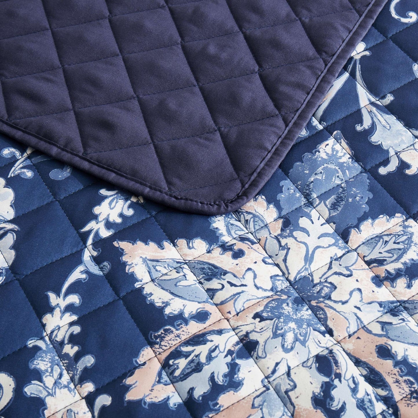 3-Piece Reversible Ultra Lighweight Coverlet Premium Microfiber Bedspread Quilt Set