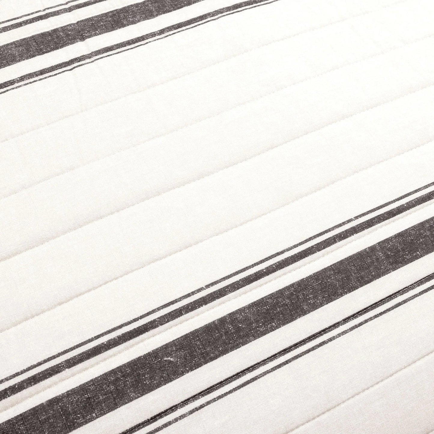 Lush Decor Farmhouse Stripe 3 Piece Quilt Set
