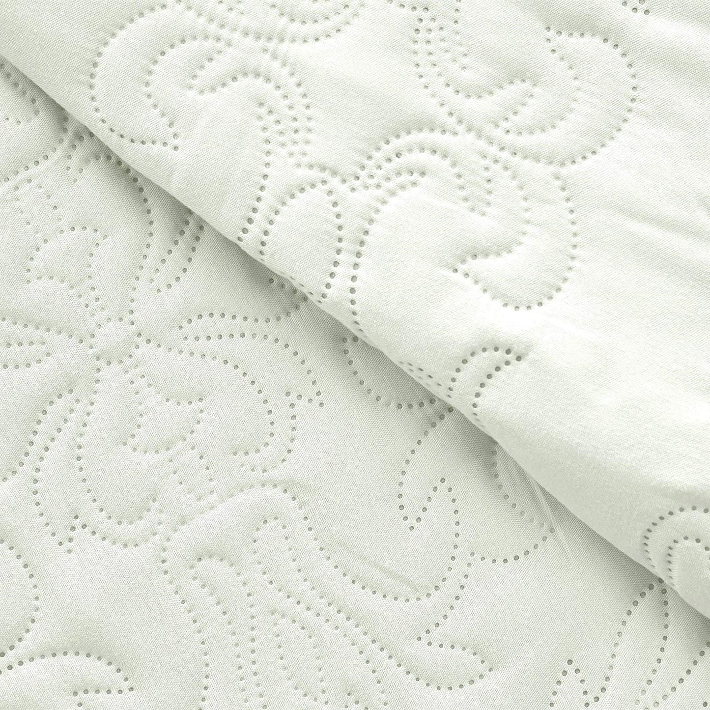 Sophia & William 2/3 Pieces Quilt Set, Reversible Microfiber Bedding Bedspread Coverlet Set