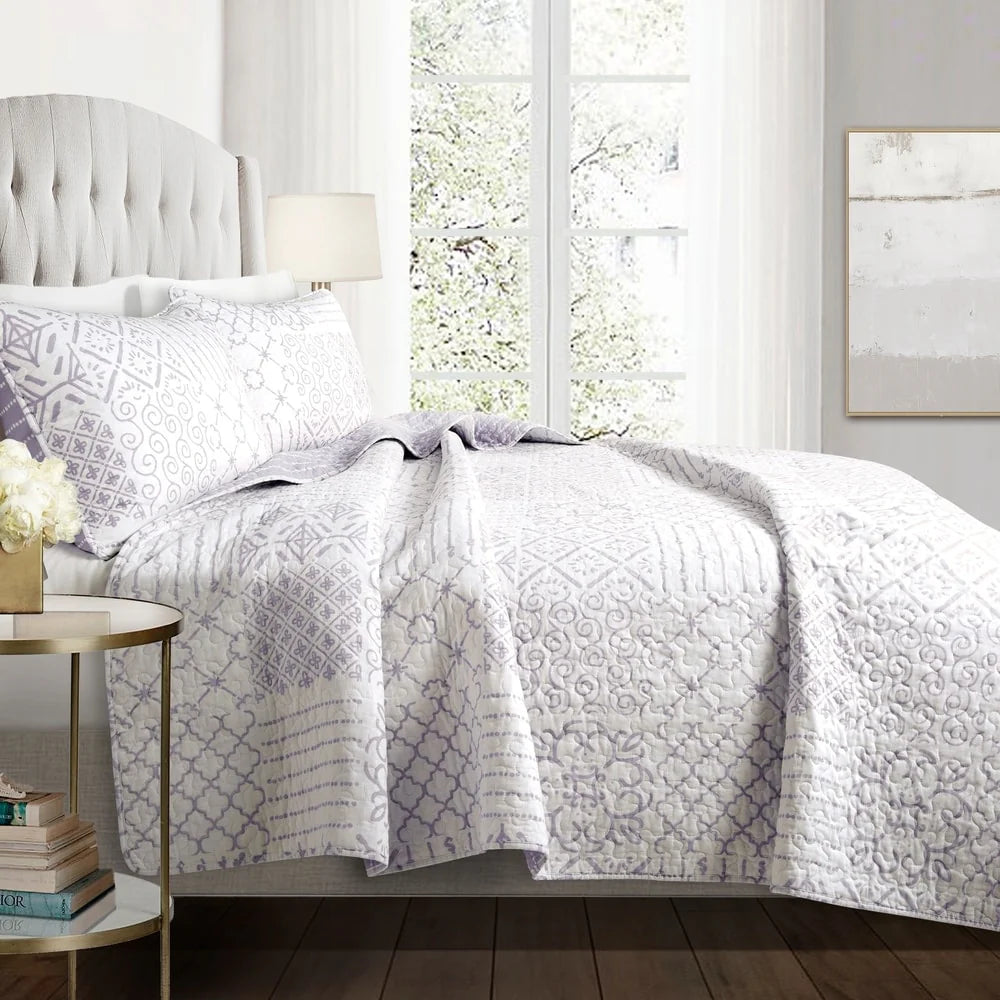 The Curated Nomad Sandia 3-piece Cotton Quilt Set