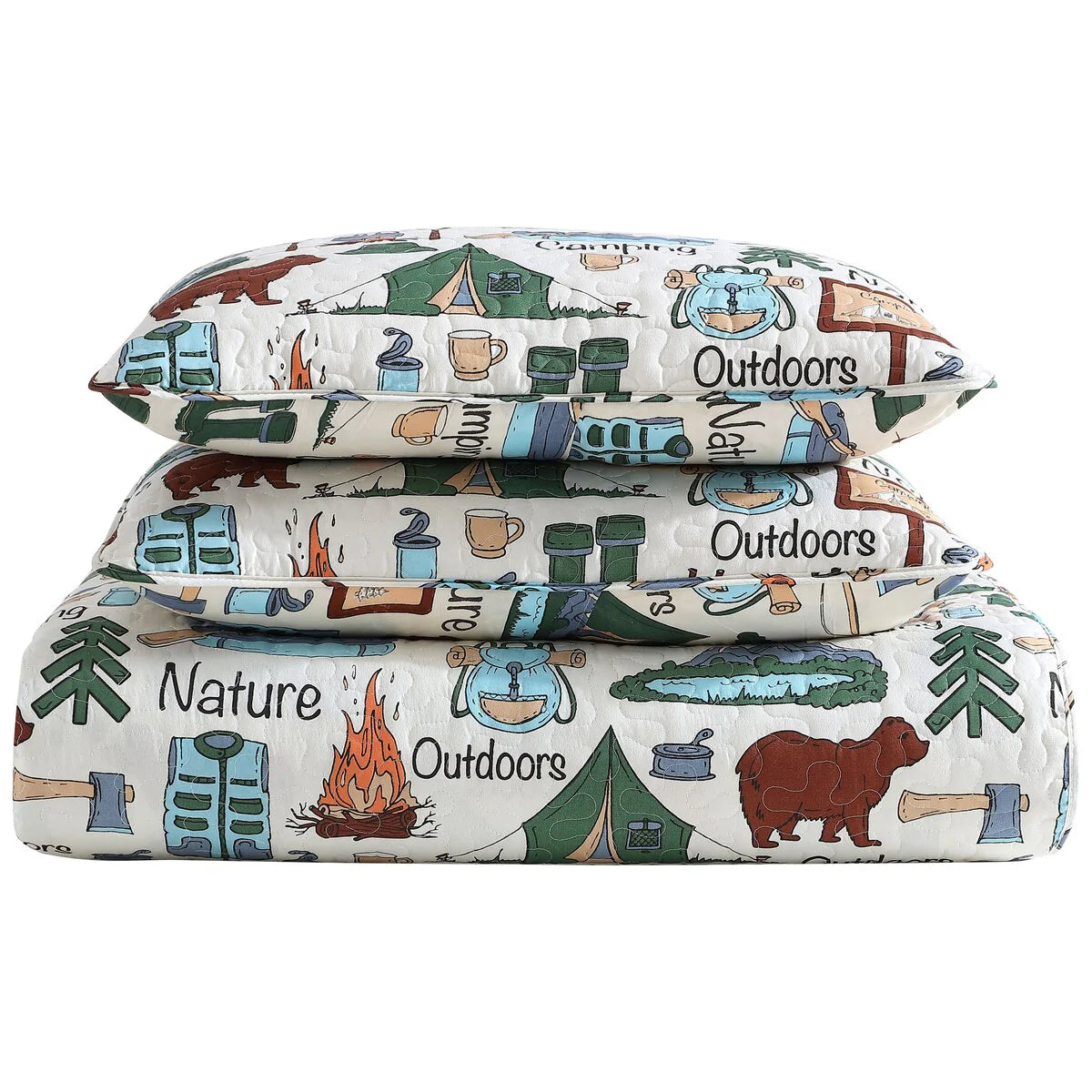 Camp Site Quilt Set