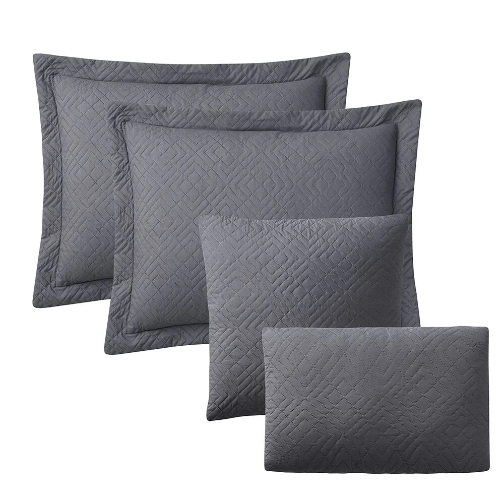 Clara Clark Bedspread Quilt Set - Embossed Pinsonic Lightweight Coverlet Set