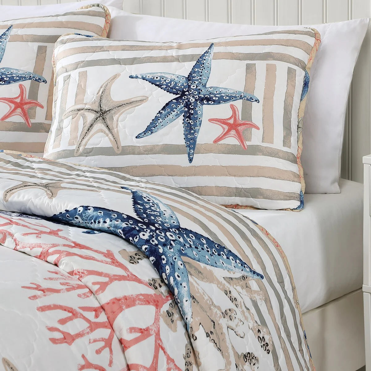 Caribbean Joe Coastal 3PC Quilt Set