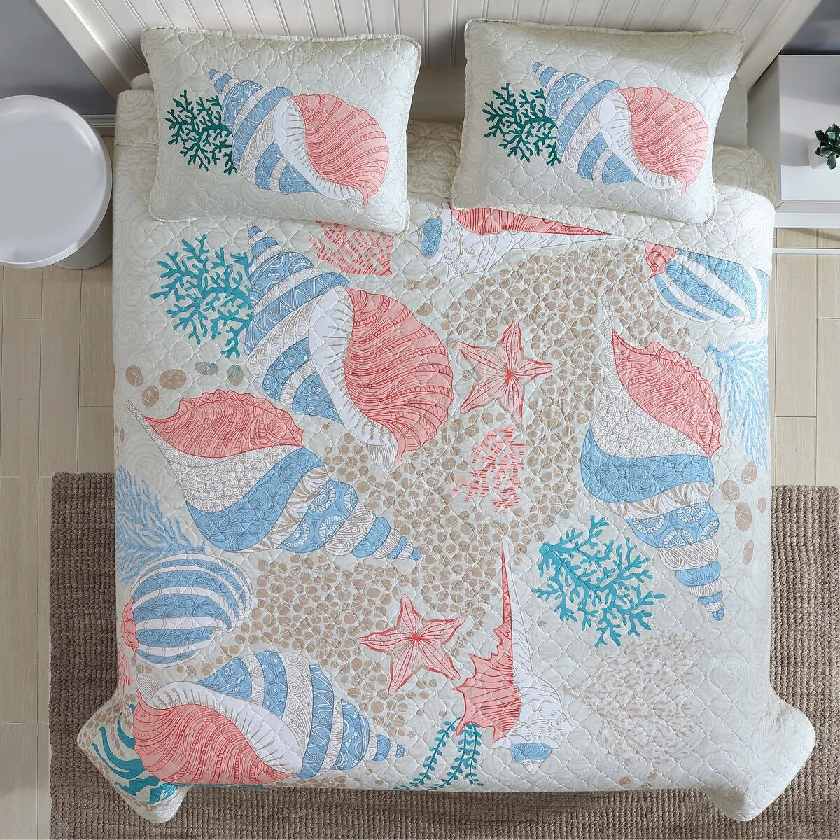 Caribbean Joe Coastal 3PC Quilt Set