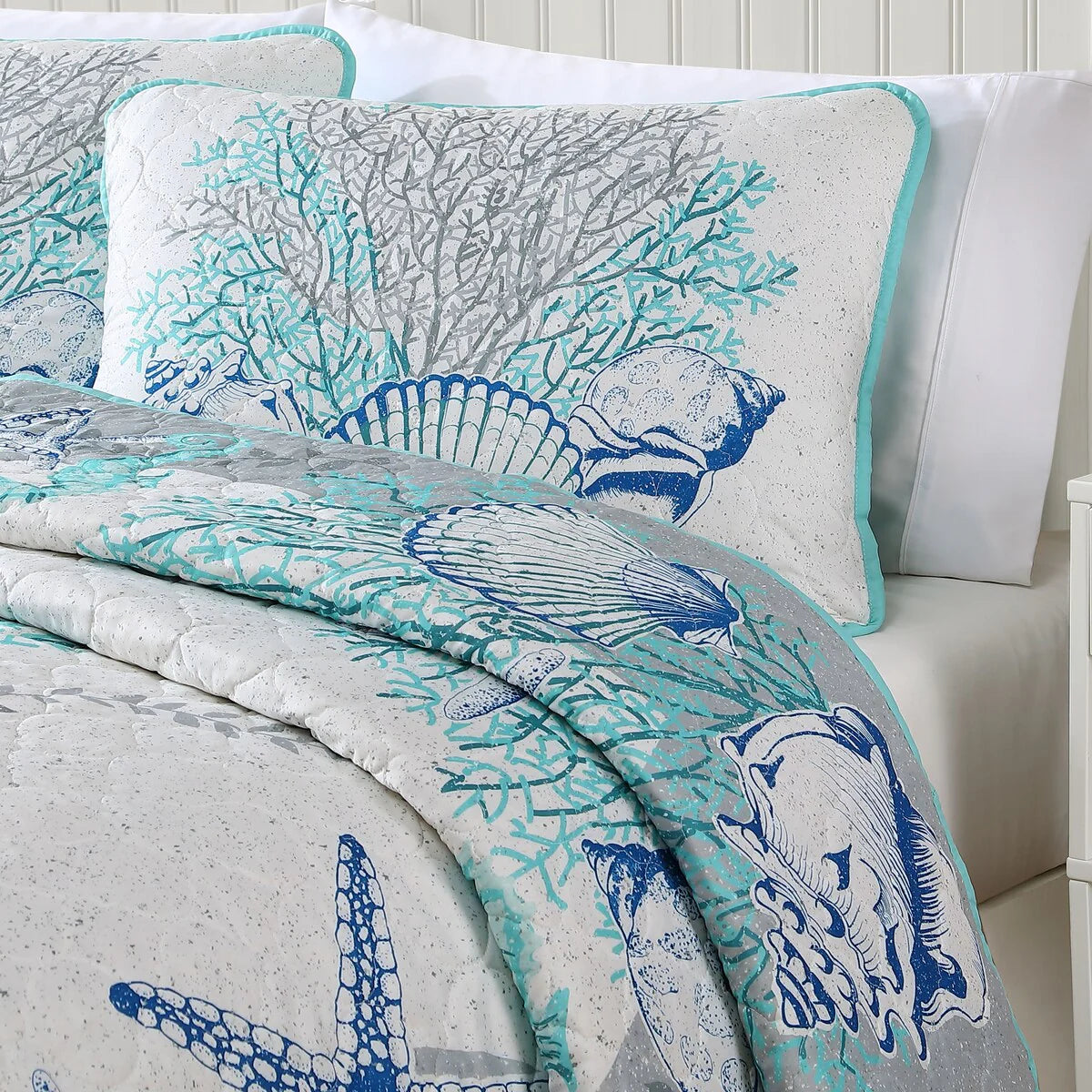 Caribbean Joe Coastal 3PC Quilt Set