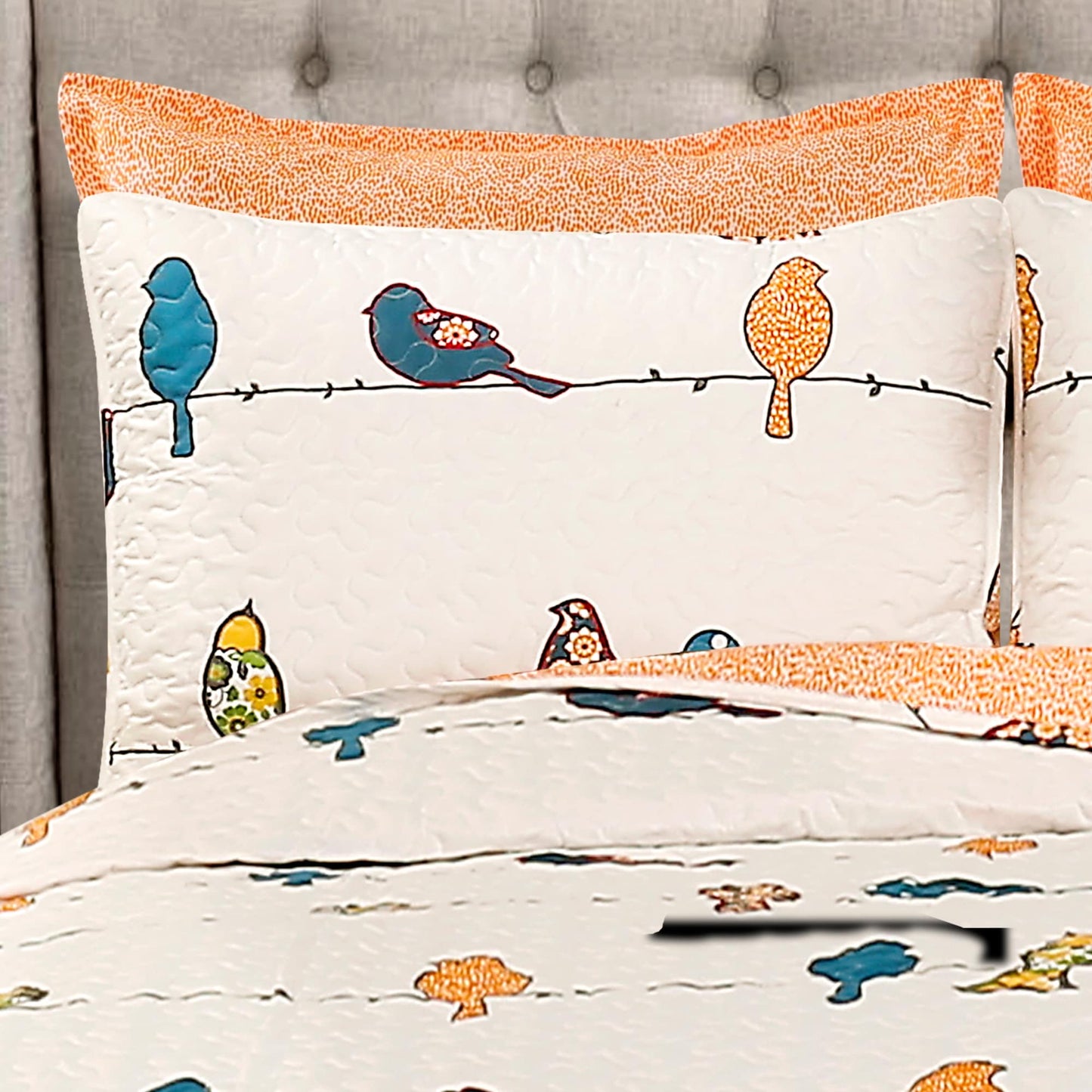 Lush Decor Rowley Birds 7 Piece Quilt Set