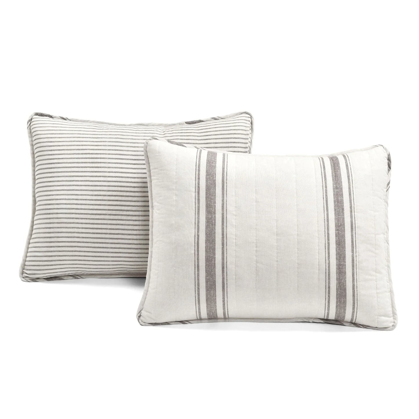 Lush Decor Farmhouse Stripe 3 Piece Quilt Set