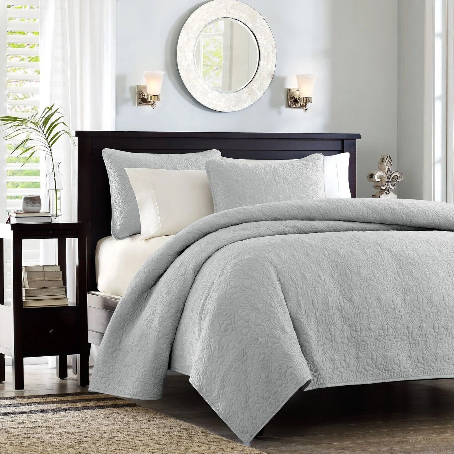 Madison Park Mansfield Reversible Quilt Set