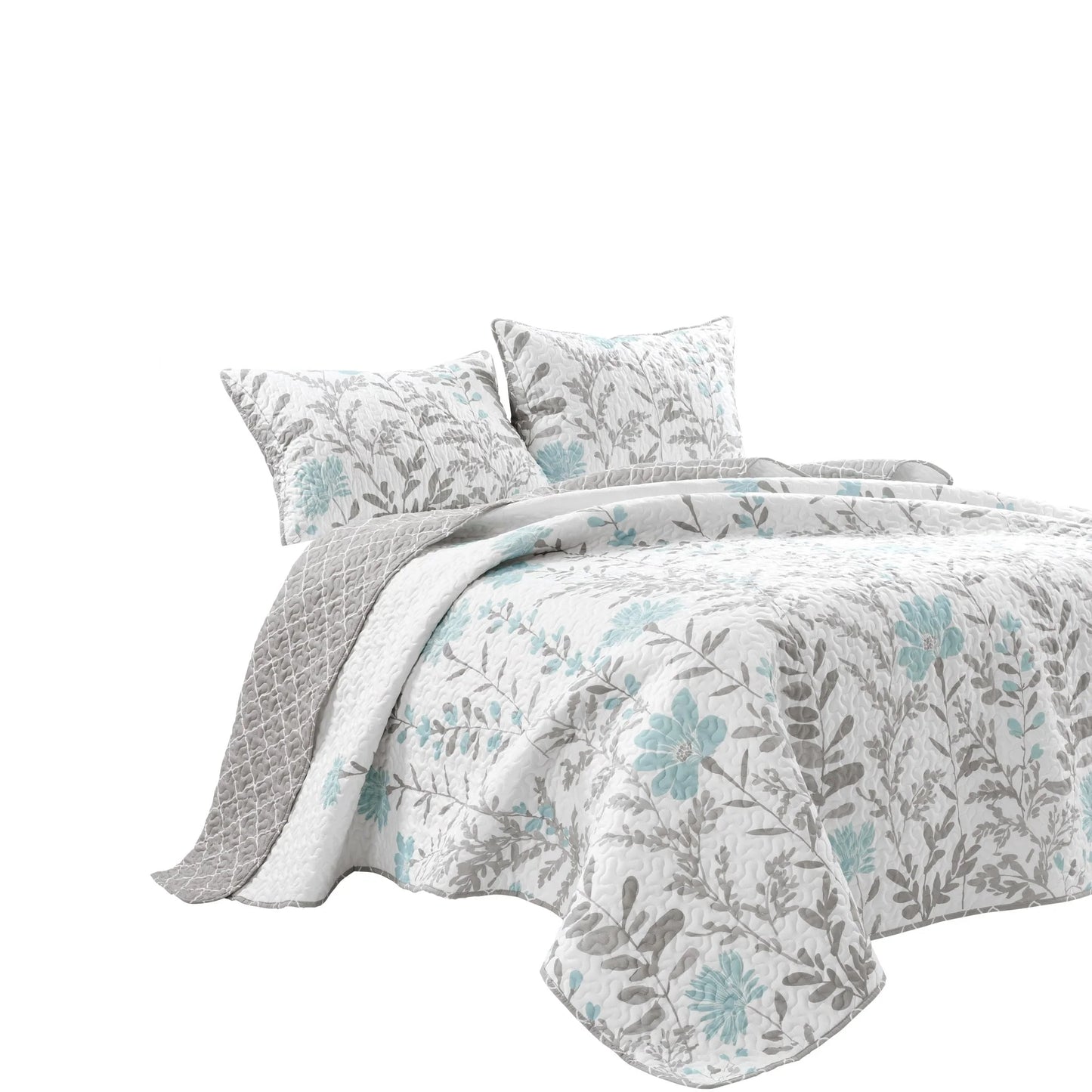 Lush Decor Copper Grove Patos Reversible 3-piece Quilt Set