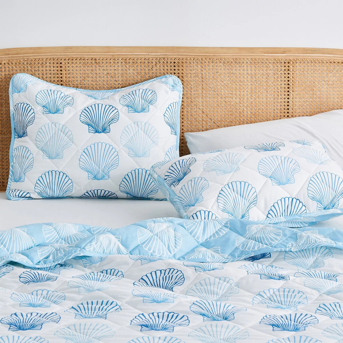 Linery & Co. Nautical Printed Reversible Quilt Set