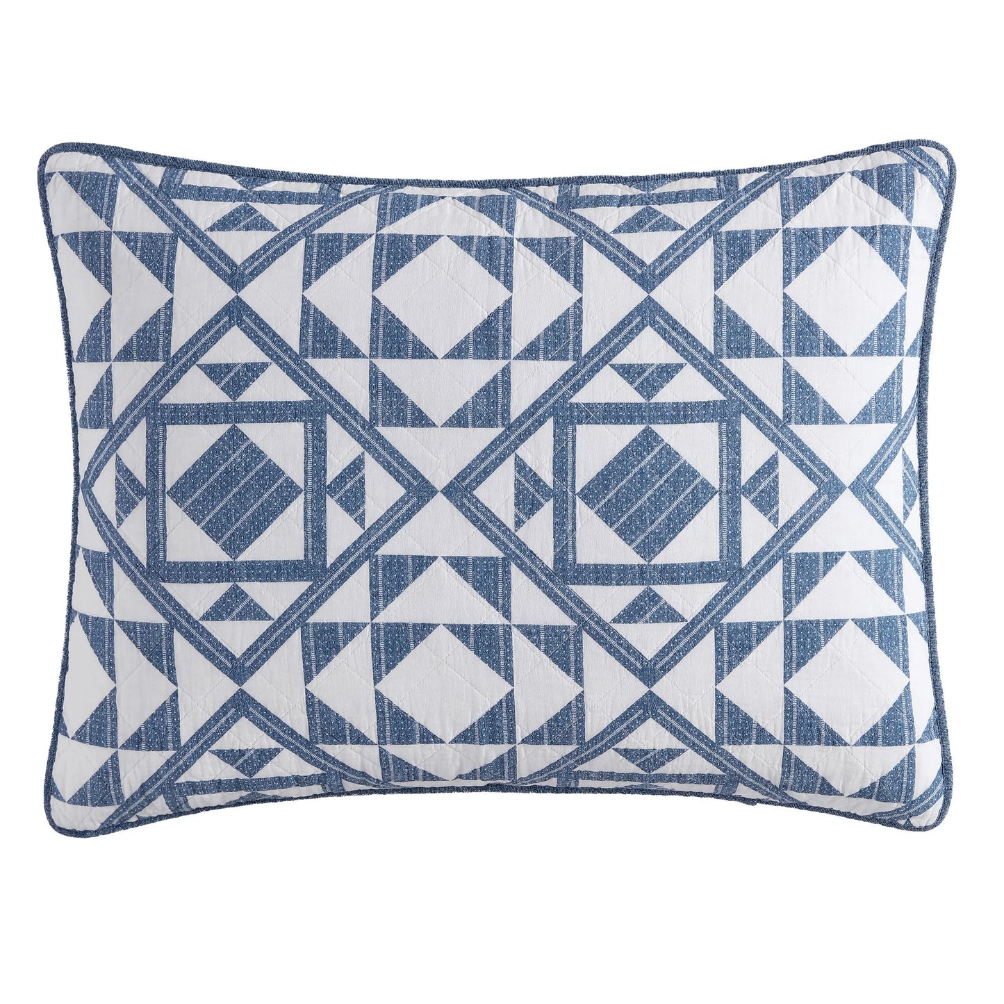 Wrangler Phoenix Patchwork Navy Cotton Quilt Set