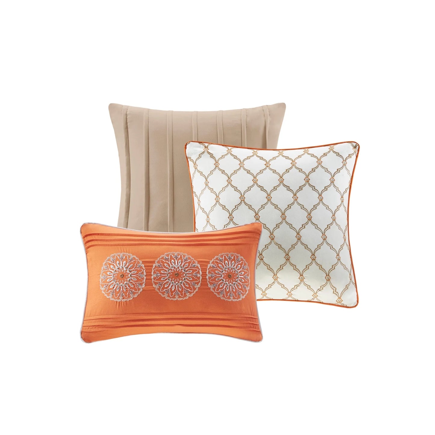 Madison Park Curtner 6 Piece Reversible Quilt Set with Throw Pillows