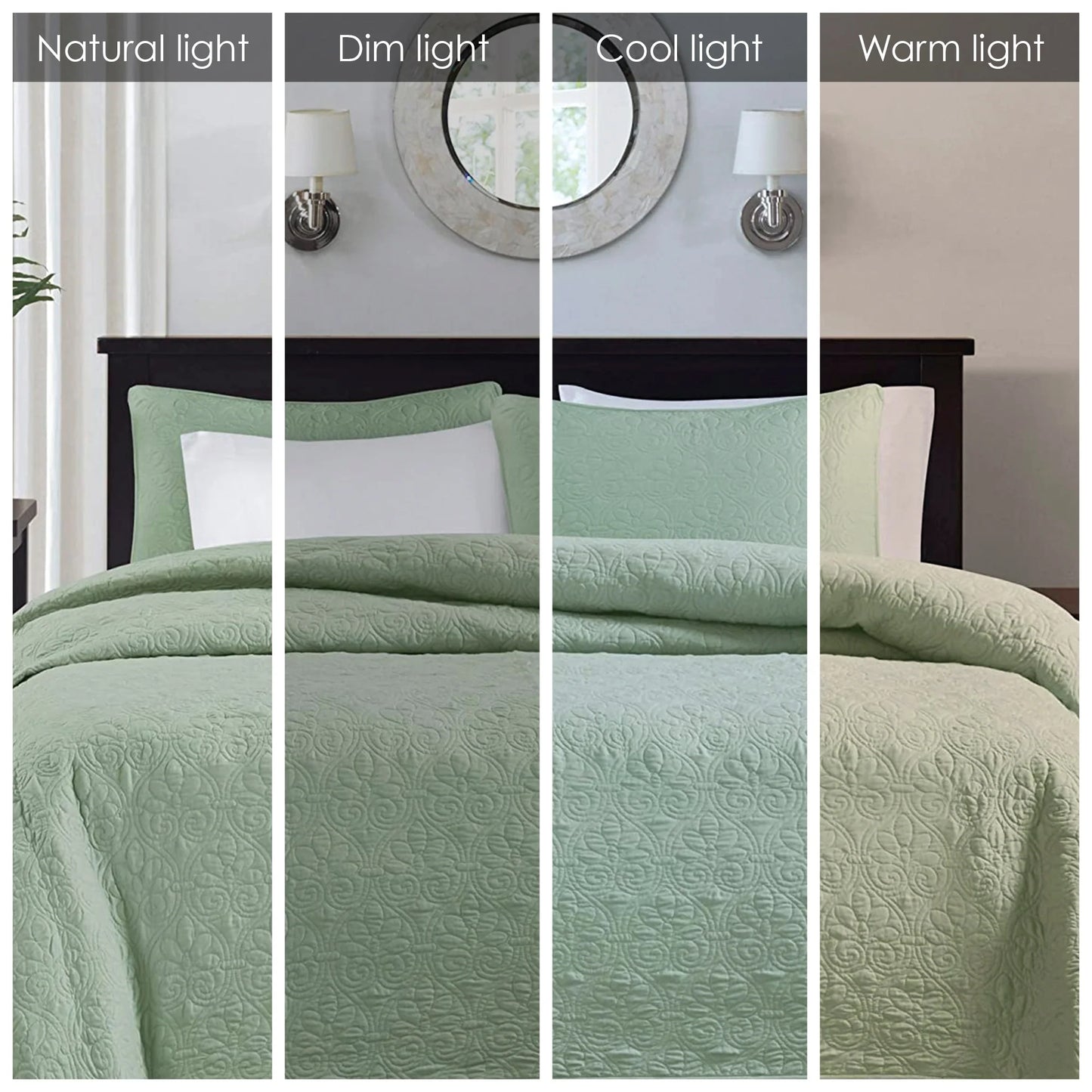 Madison Park Mansfield Reversible Quilt Set