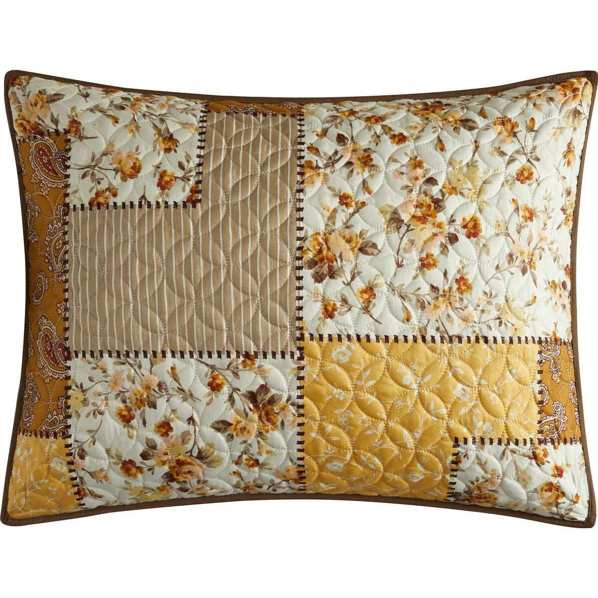 Nanshing Rezza 3 Piece Patchwork Floral Quilt Set