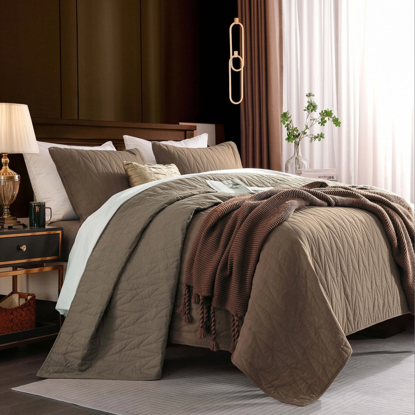 Wonderful Cotton Quilt Set 3 Piece Reversible