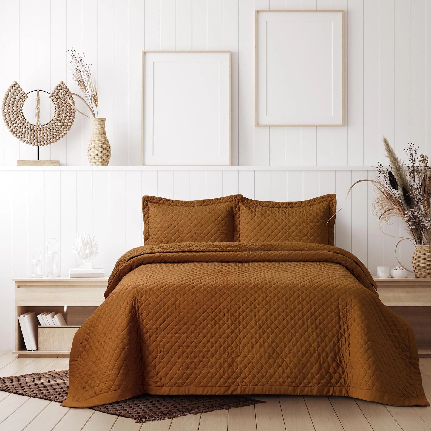 Brisbane Solid Oversized Quilt Set