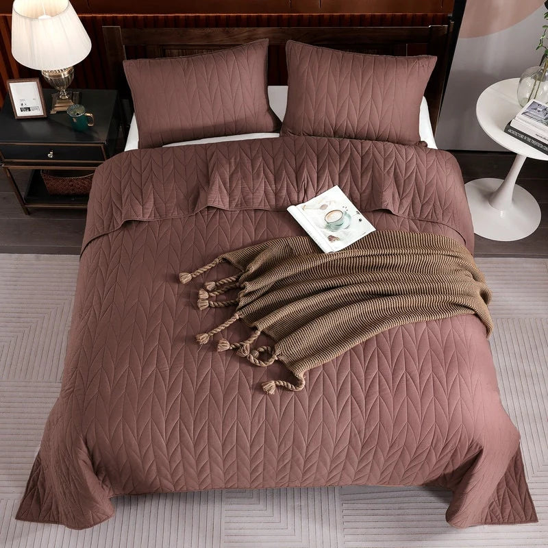 Wonderful Cotton Quilt Set 3 Piece Reversible