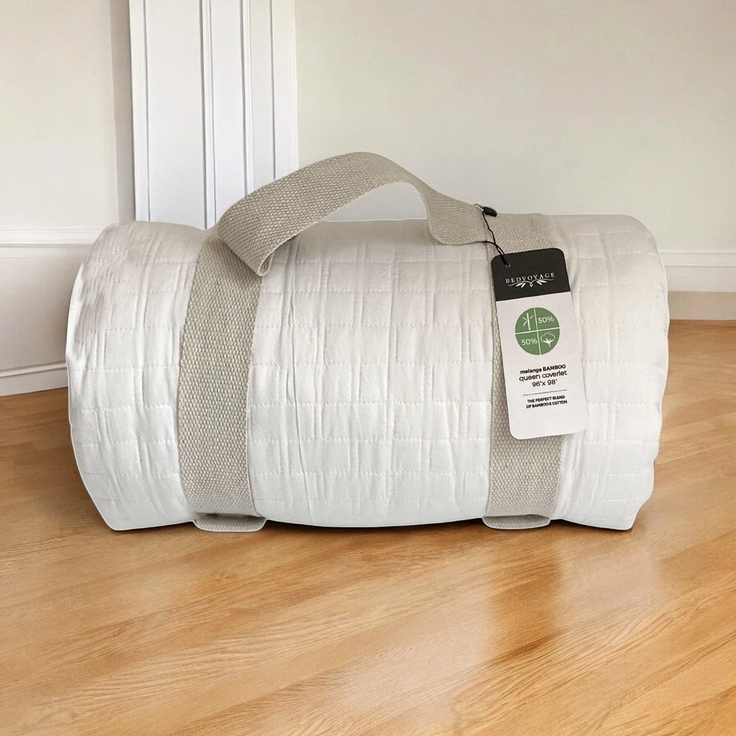 BedVoyage Melange viscose from Bamboo Quilted Coverlet BedSpread