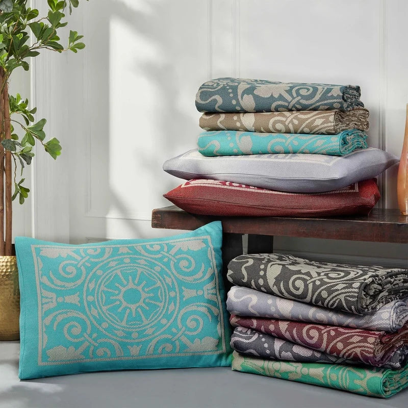 Superior Cotton Blend Oversized Classic Medallion Bedspread Set