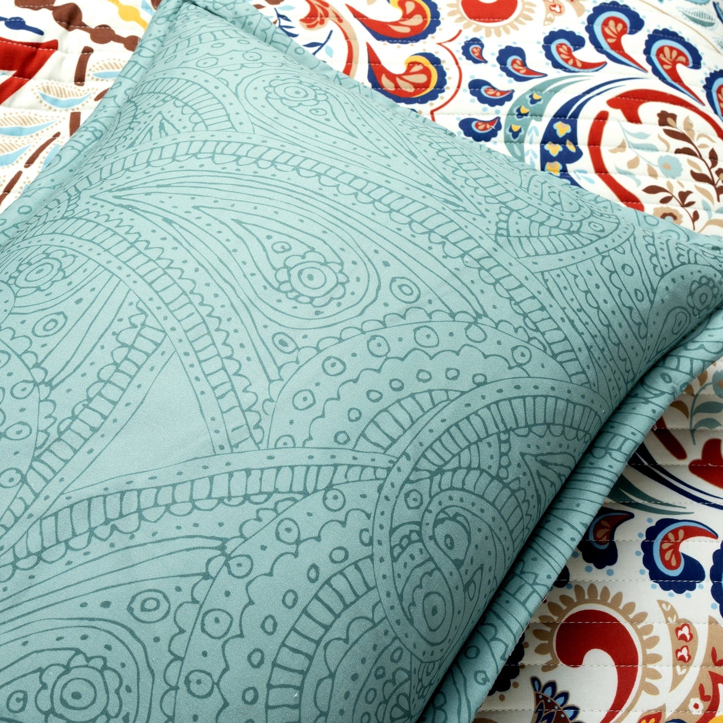 The Curated Nomad La Boheme Boho Chic 3-piece Quilt Set