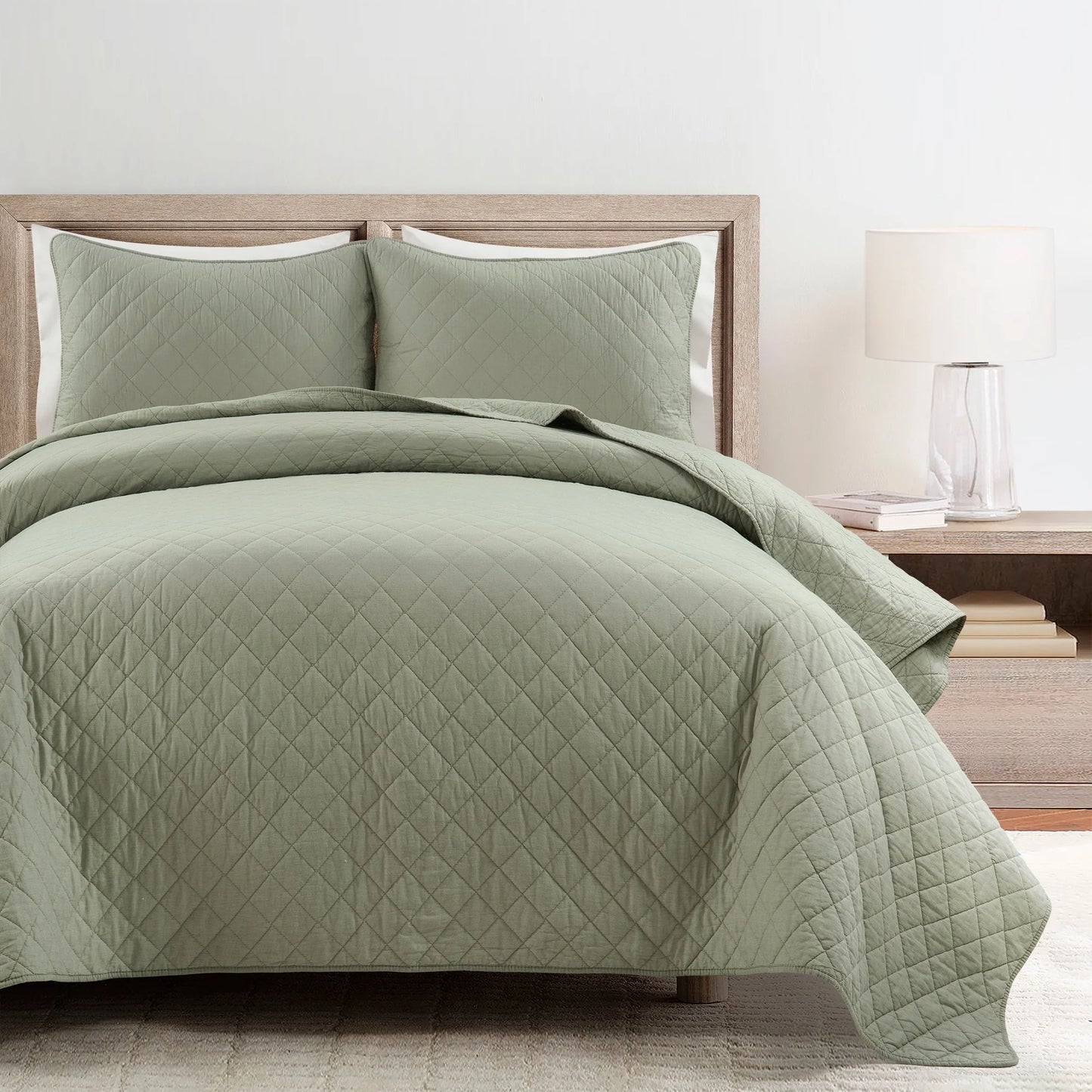Copper Grove Balm Diamond Oversized Cotton 3-piece Quilt Set