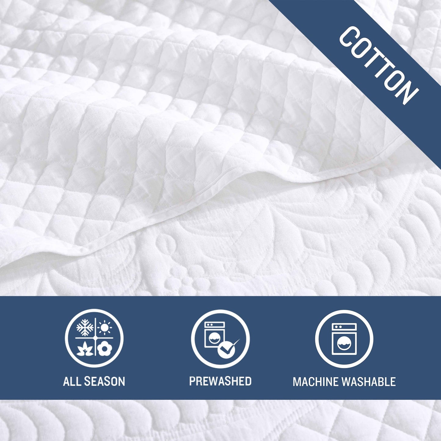 Tommy Bahama Pineapple Resort White Cotton Quilt & Sham(s)