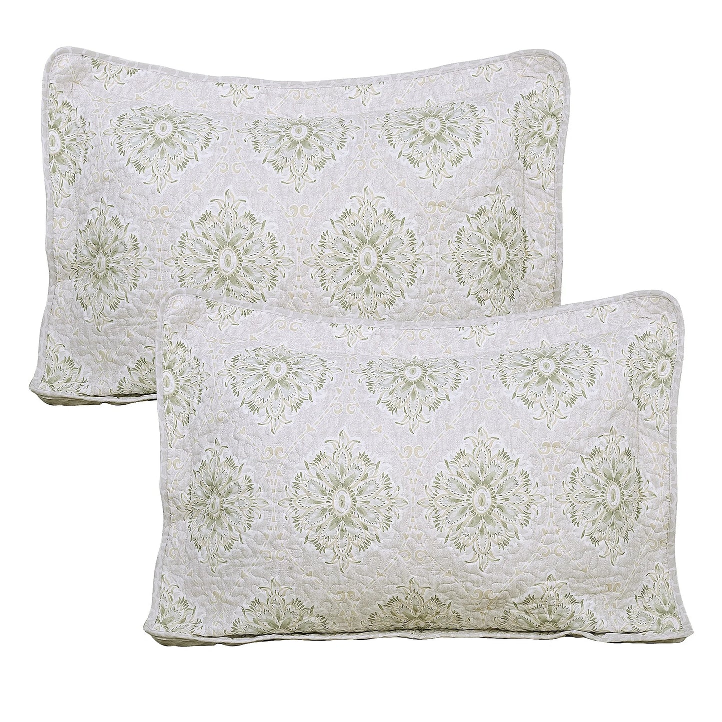Serenta Bloom Medallion 5 Piece Reversible Quilt Bedspread Set