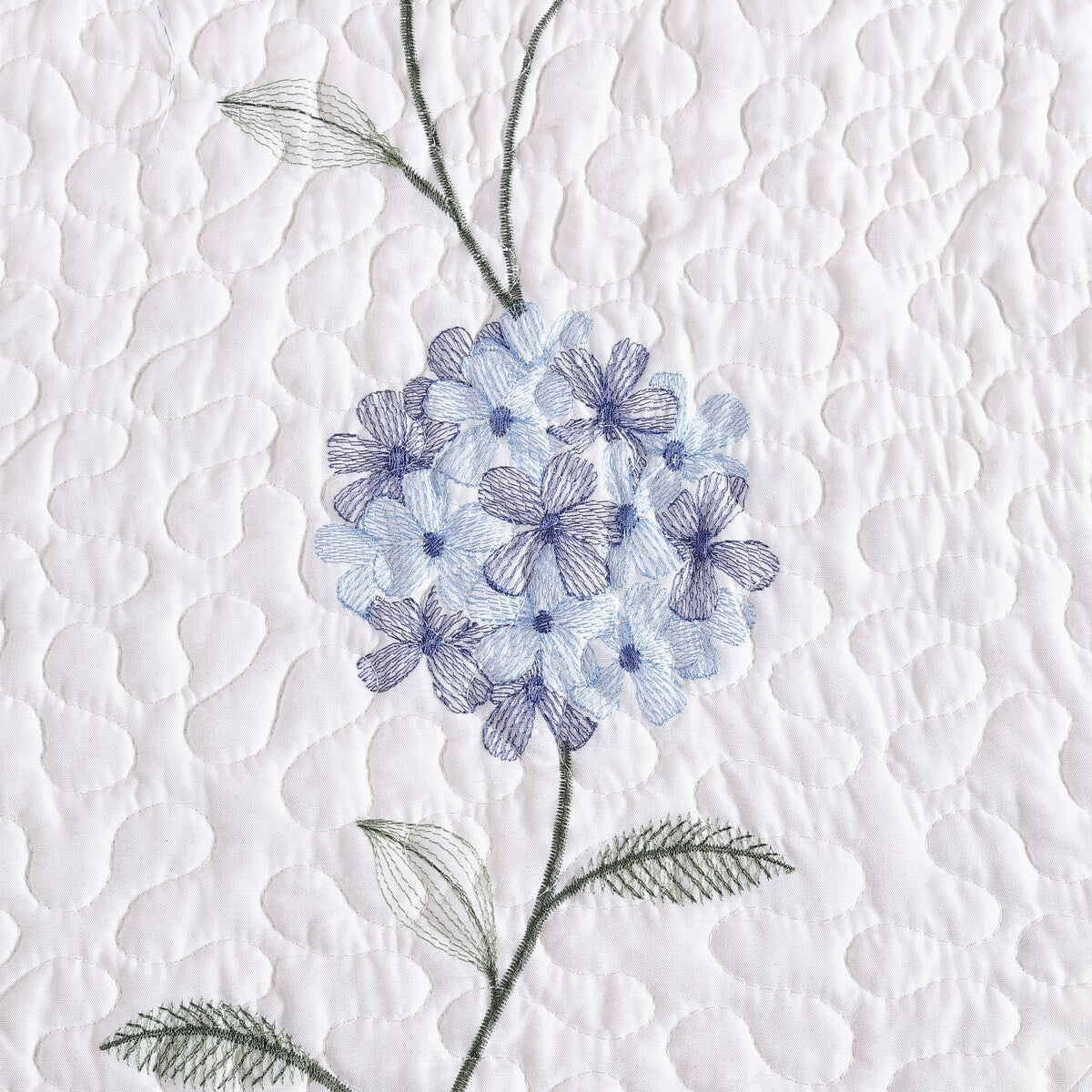 Carnation Embroidered Bedspread