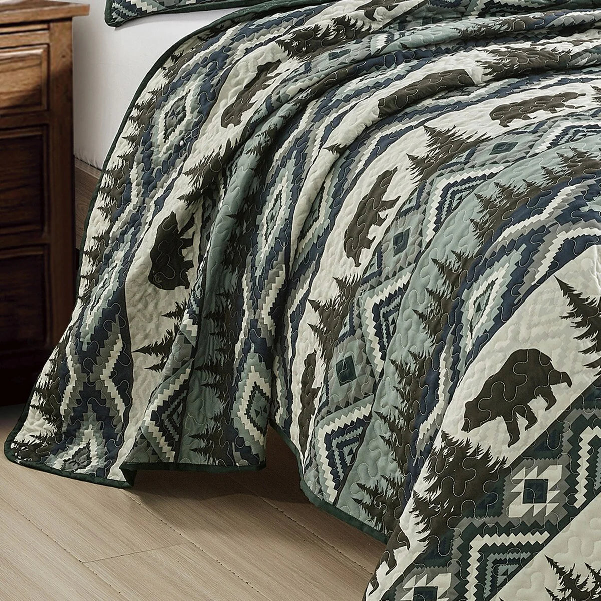 Bear Claw 3 Piece Bedspread