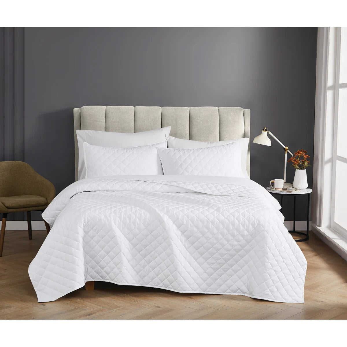 Cannon Solid Percale Quilt Set