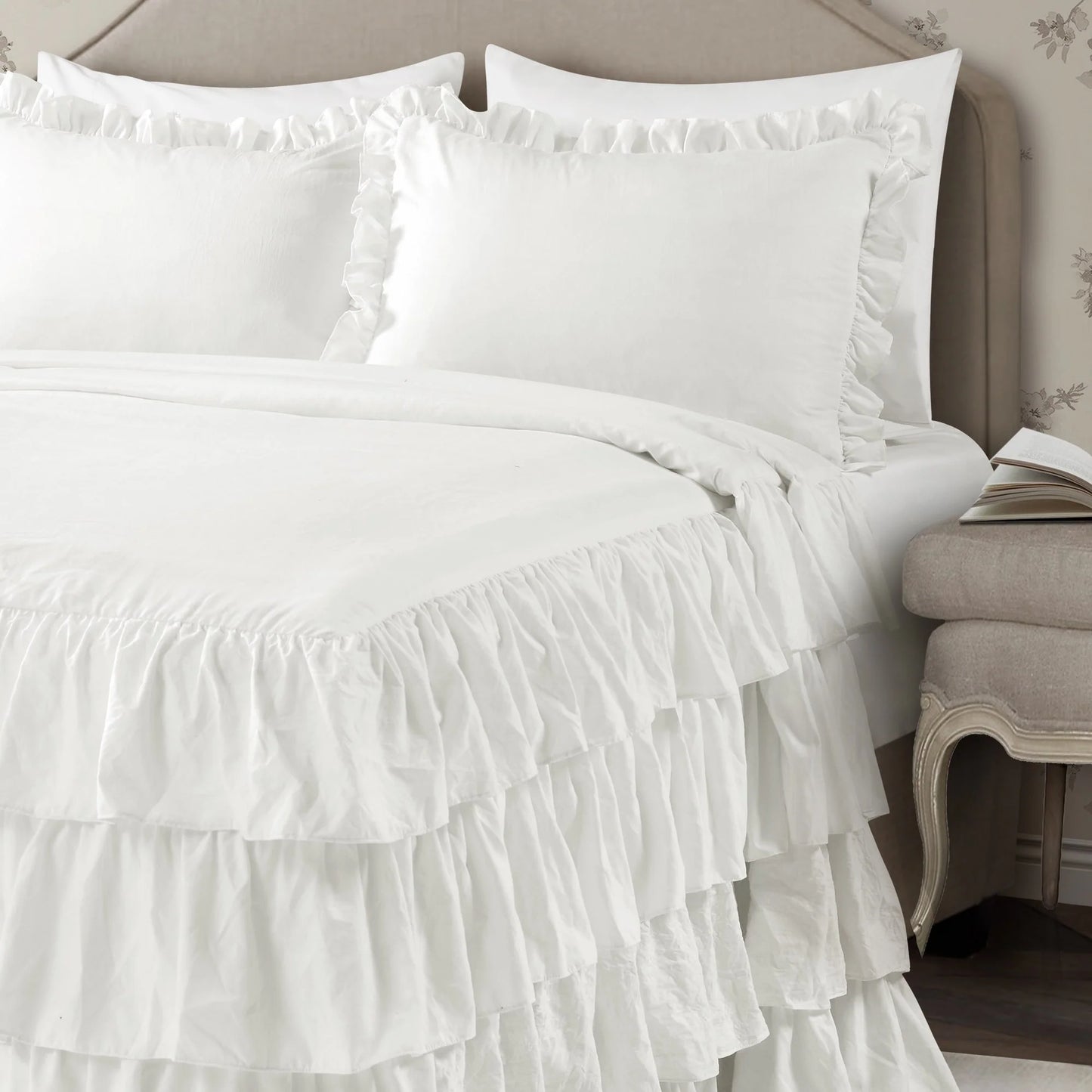 The Gray Barn Molly Mae Ruffle Skirt Bedspread Set