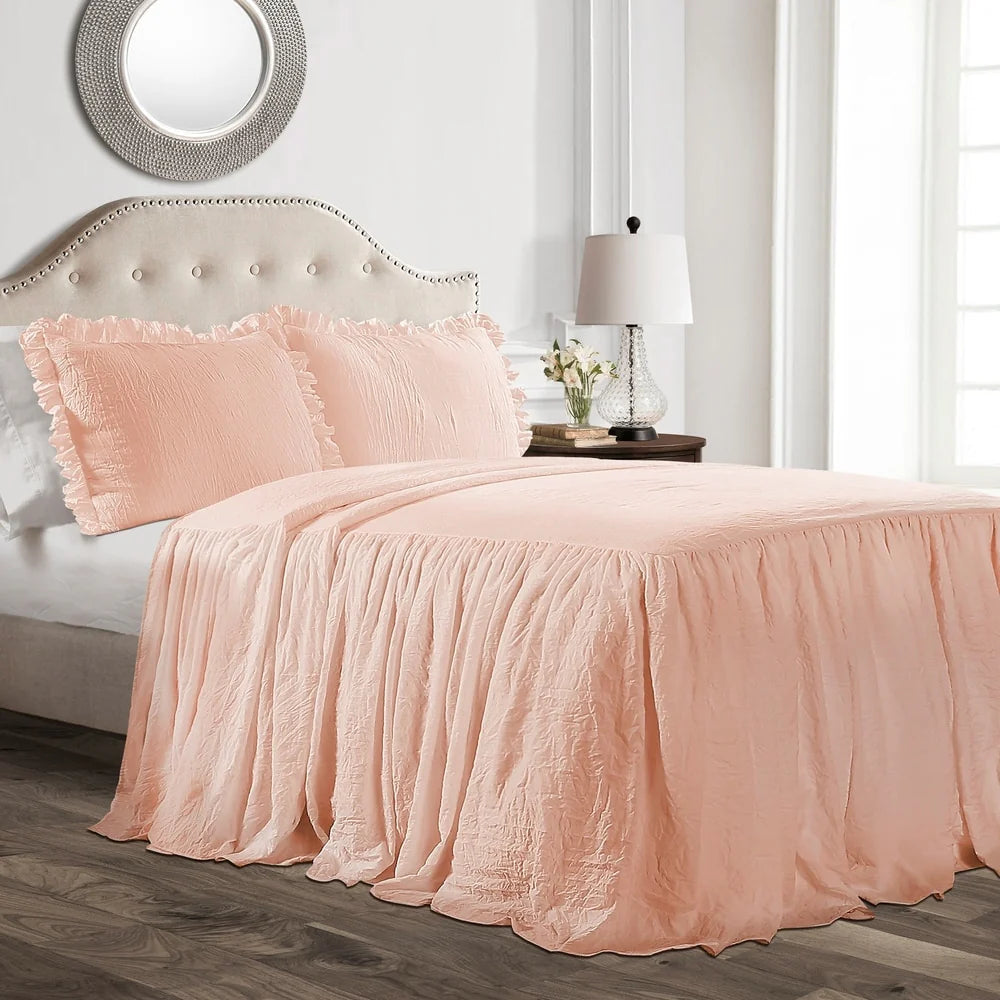 Lush Decor Ruffle Skirt Bedspread Set