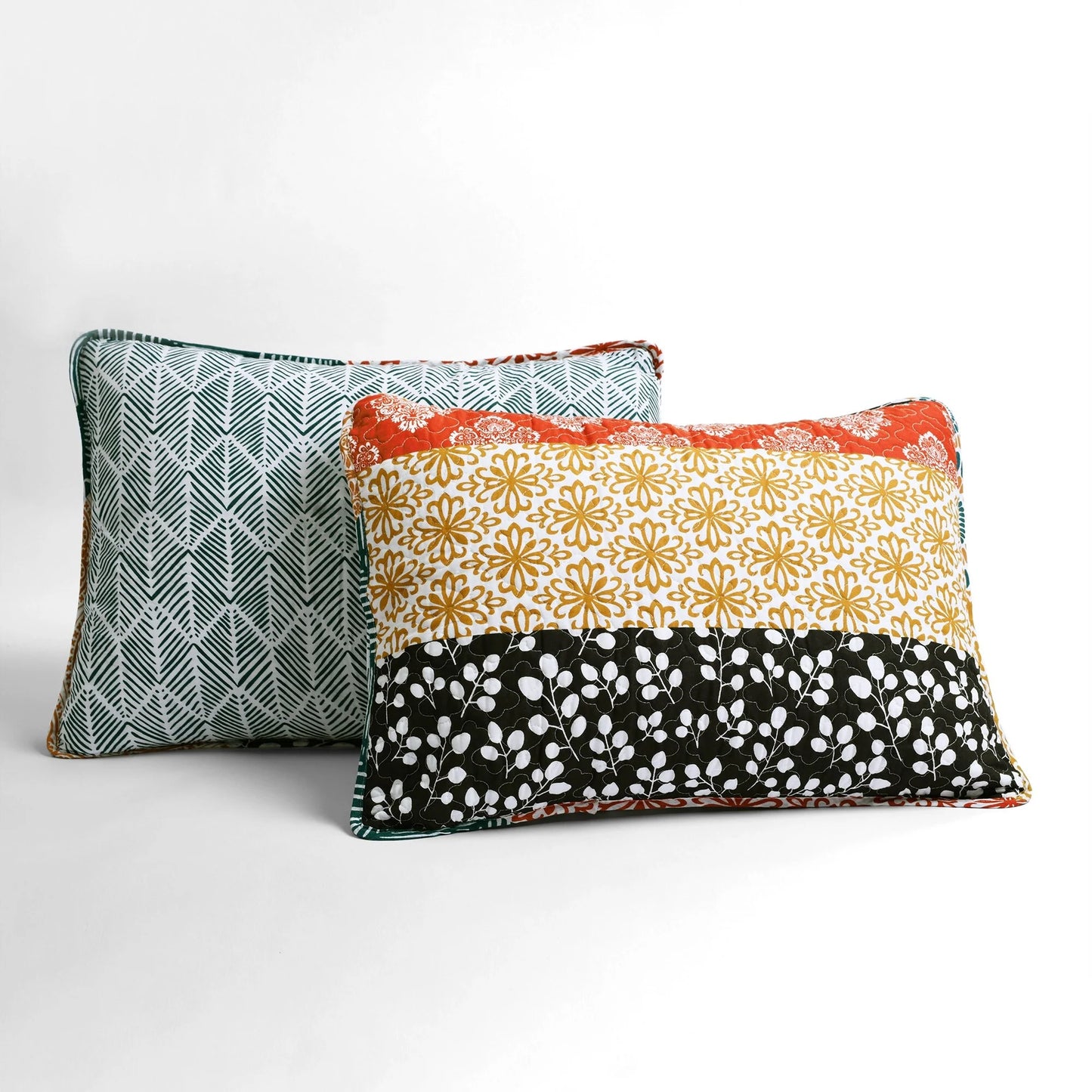The Curated Nomad La Boheme 3-piece Striped Patterned Quilt Set