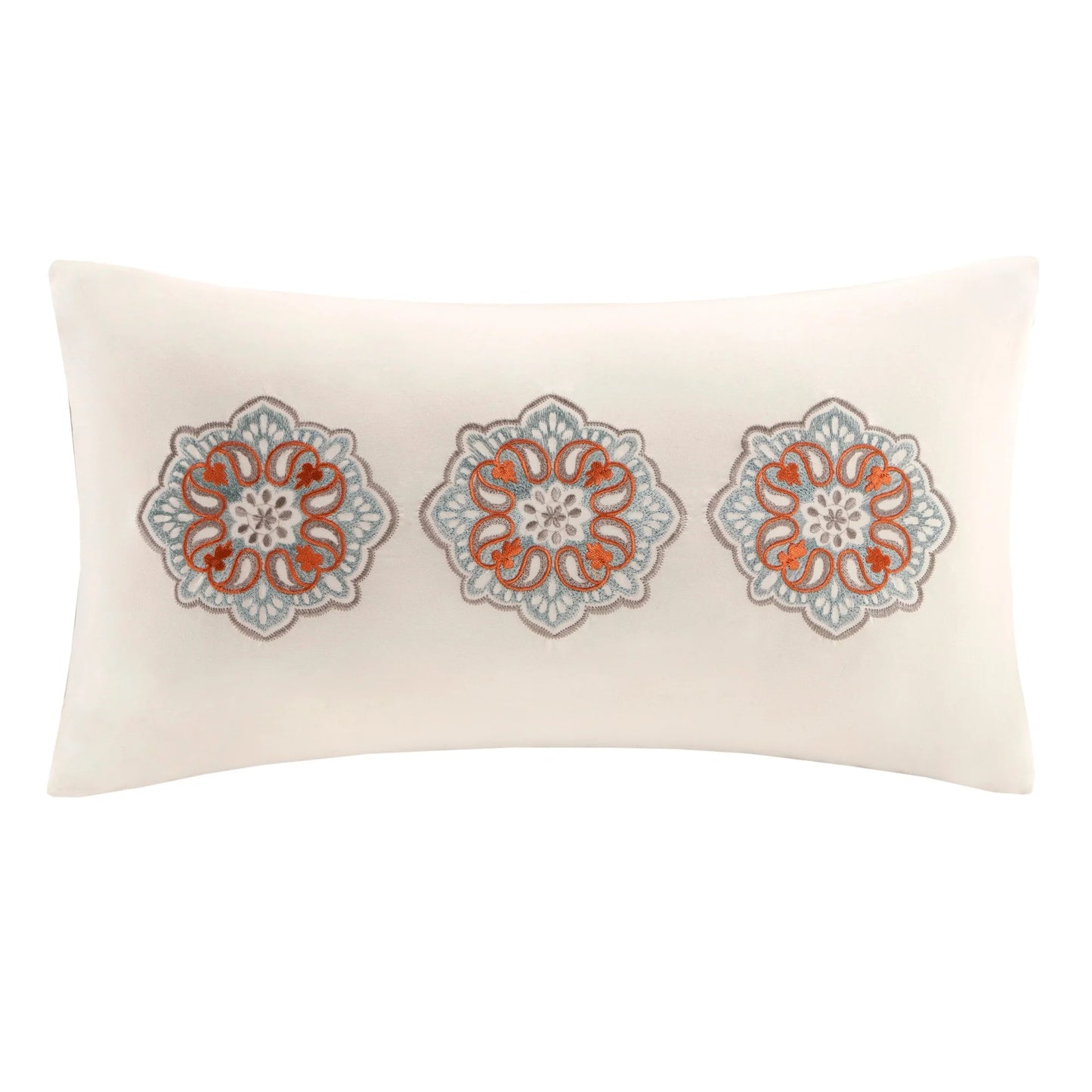 Intelligent Design Tamil Reversible Paisley Quilt Set with Throw Pillow