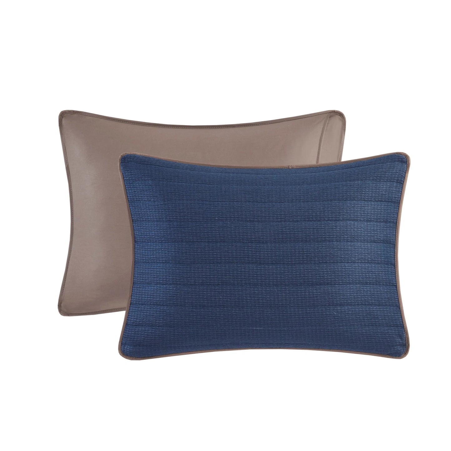 Madison Park Cameron 3 Piece Crinkled Microfiber Quilt Set