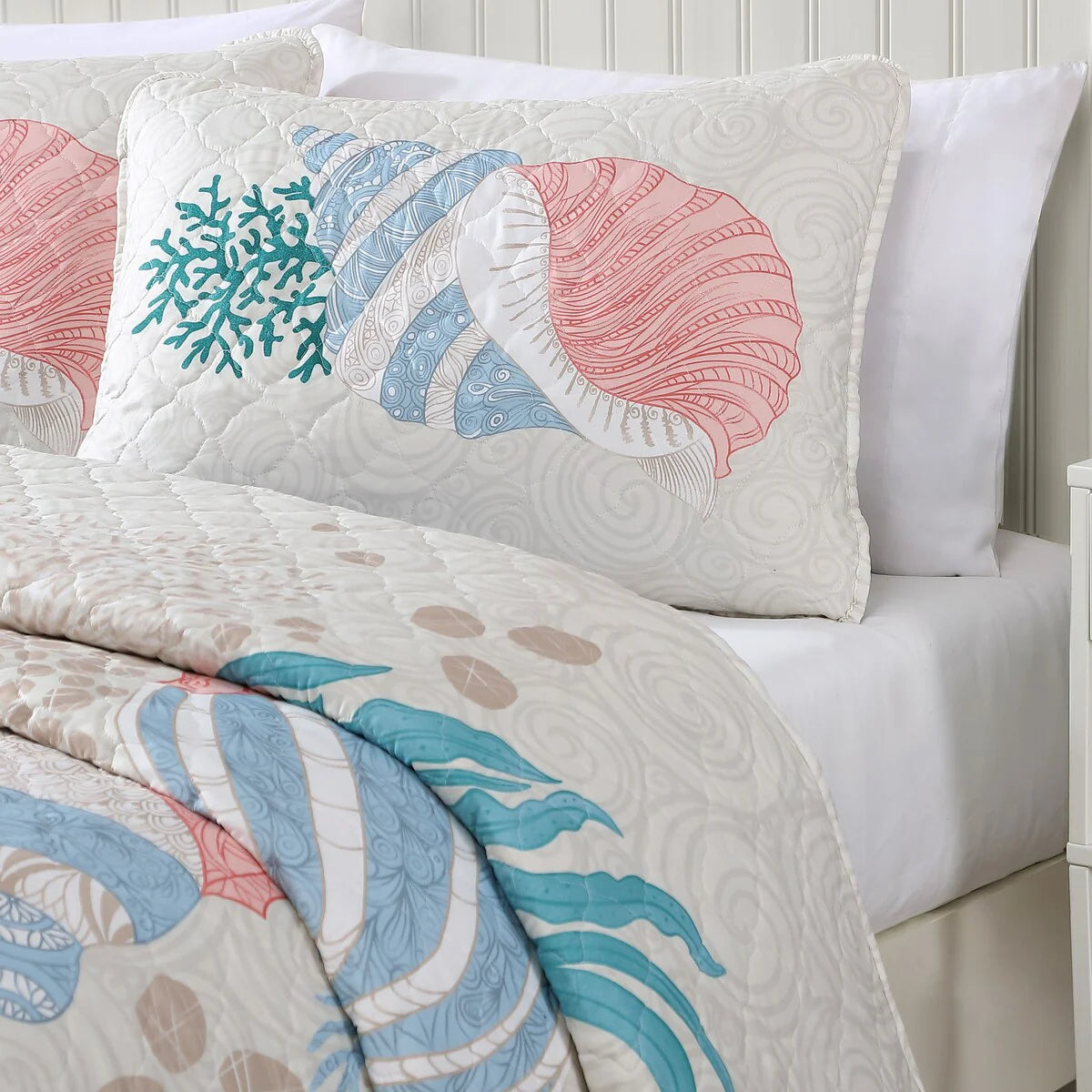 Caribbean Joe Coastal 3PC Quilt Set
