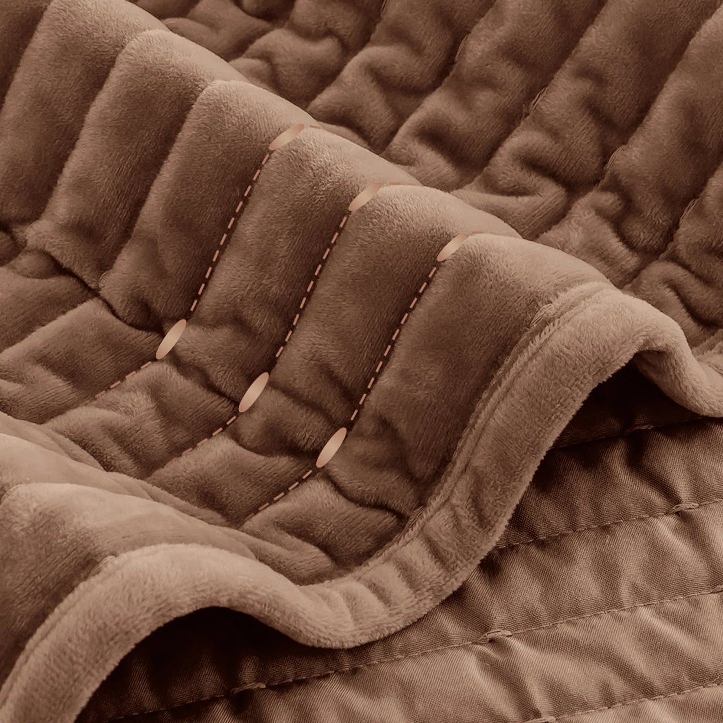 Wonderful Velvet 3 Piece Quilt Set