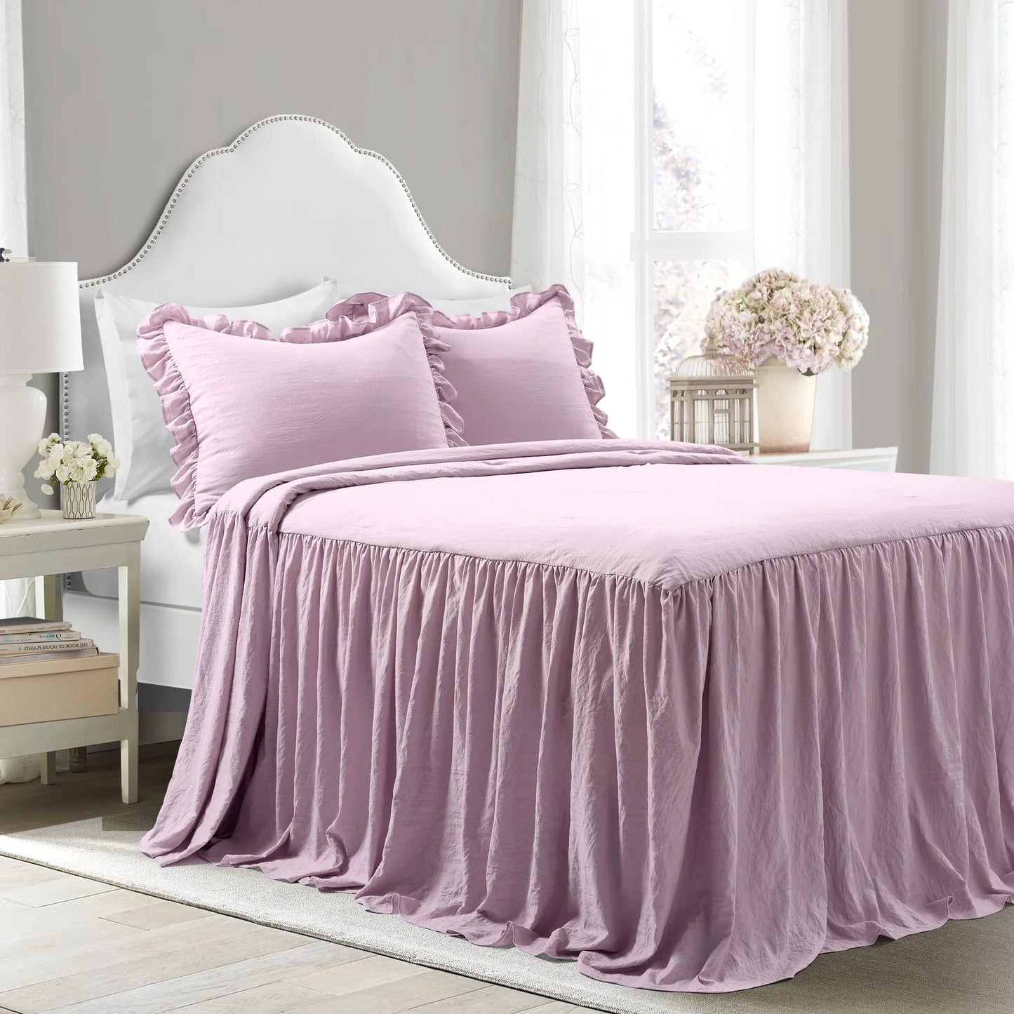 Lush Decor Ruffle Skirt Bedspread Set