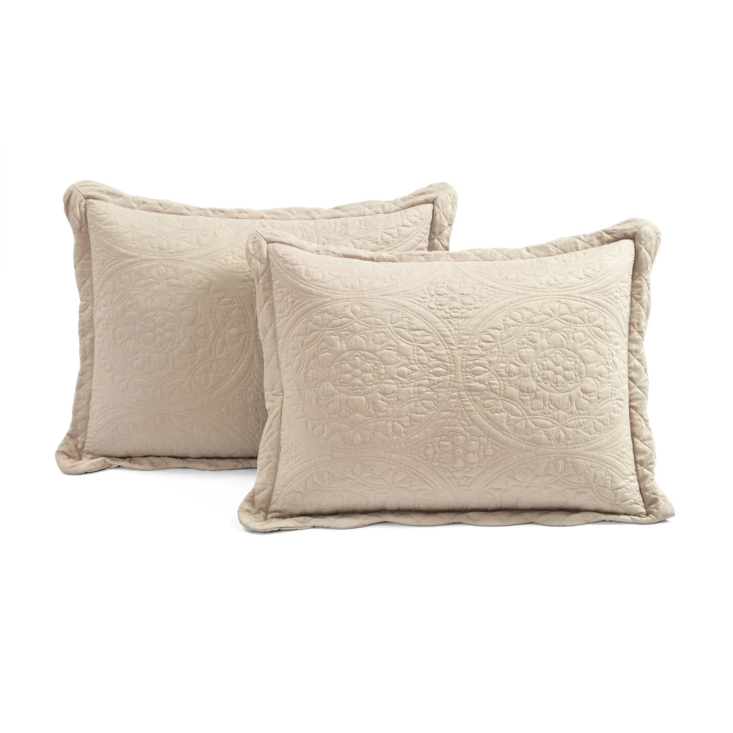 Lush Decor Medallion Scallop Bedspread Set