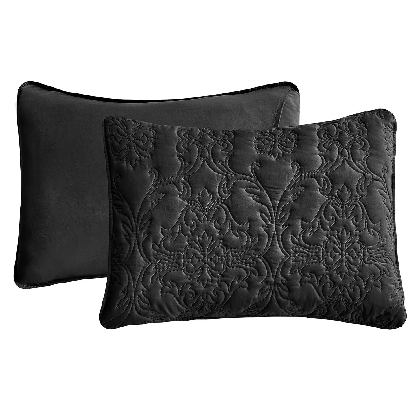 Sophia & William 2/3 Pieces Quilt Set, Reversible Microfiber Bedding Bedspread Coverlet Set
