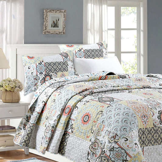 Moorea Patchwork Quilt Bedding Set