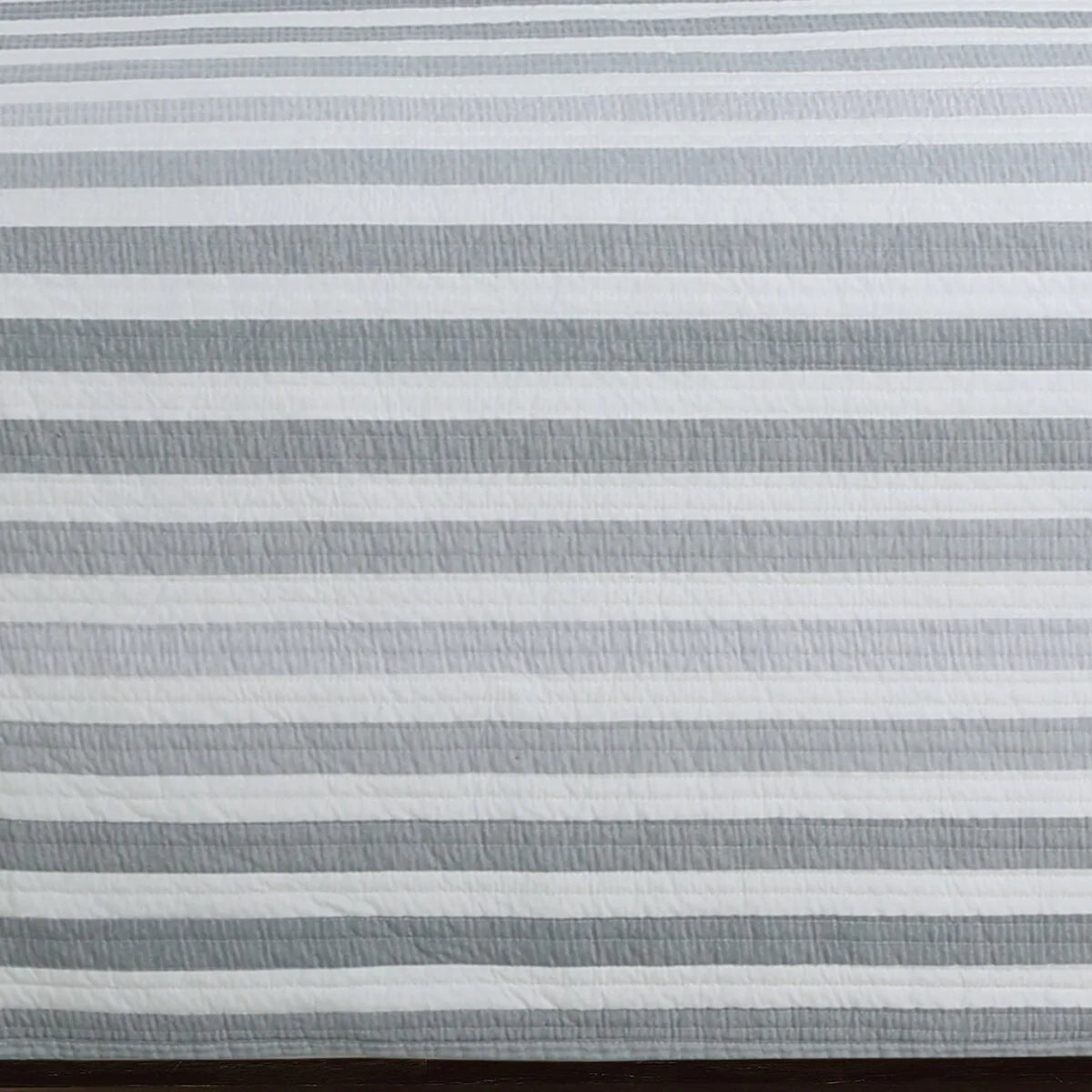 Porch & Den Peppertree Textured Stripe Pattern Quilt Set