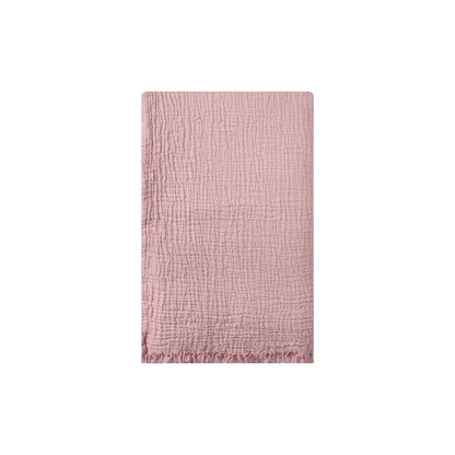 Muslin Blanket 4 Layers, Soft Bedspread, Turkish Cotton Muslin Bed Cover, Reversible Coverlet