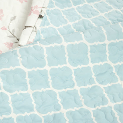 Lush Decor Botanical Bird And Flower Oversized Reversible Quilt Set