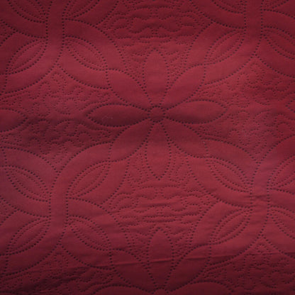 3-piece Fashionable Solid Embossed Quilt Set Bedspread Cover