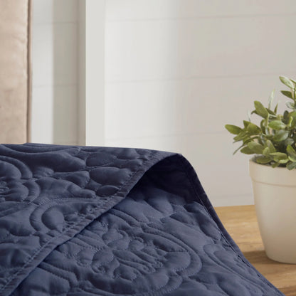 510 Design Hayley Oversized Solid Texture 3 Piece Reversible Bedspread Set