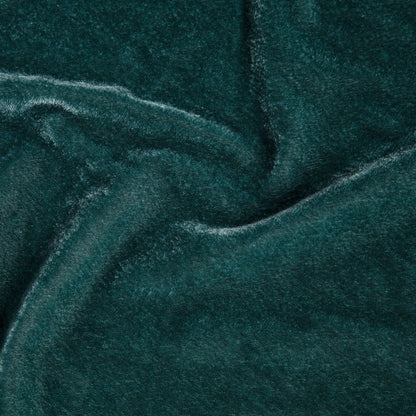 HiEnd Accents Stella Faux Silk Velvet Ruffle Skirt 3 Piece Bedspread Set with Pillow Shams