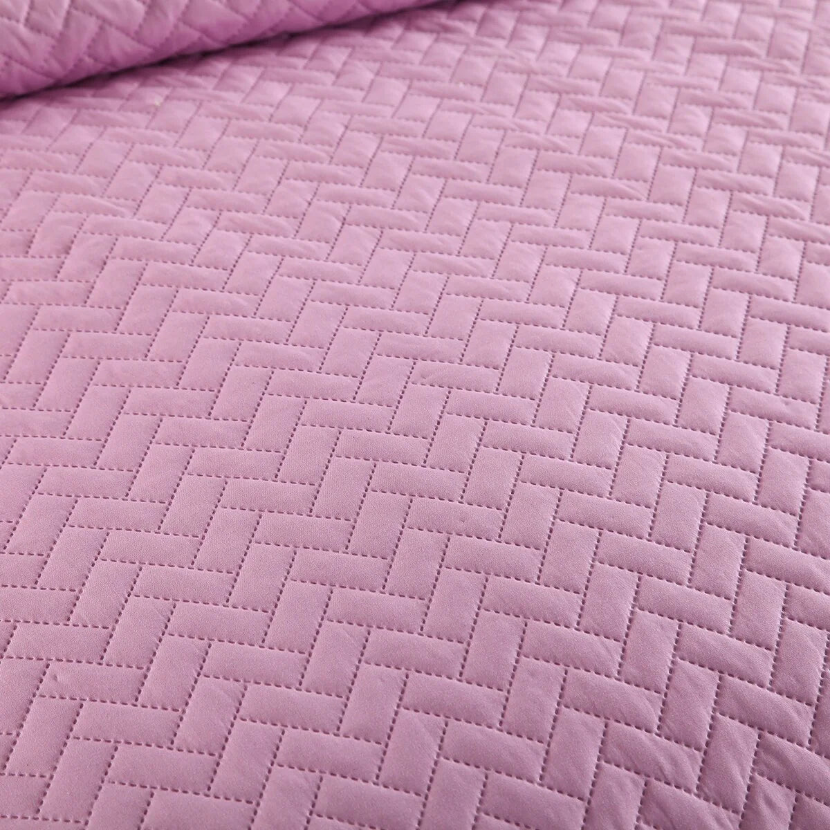 Ultrasonic Reversible 3-Piece Quilt Set with Pillow Shams