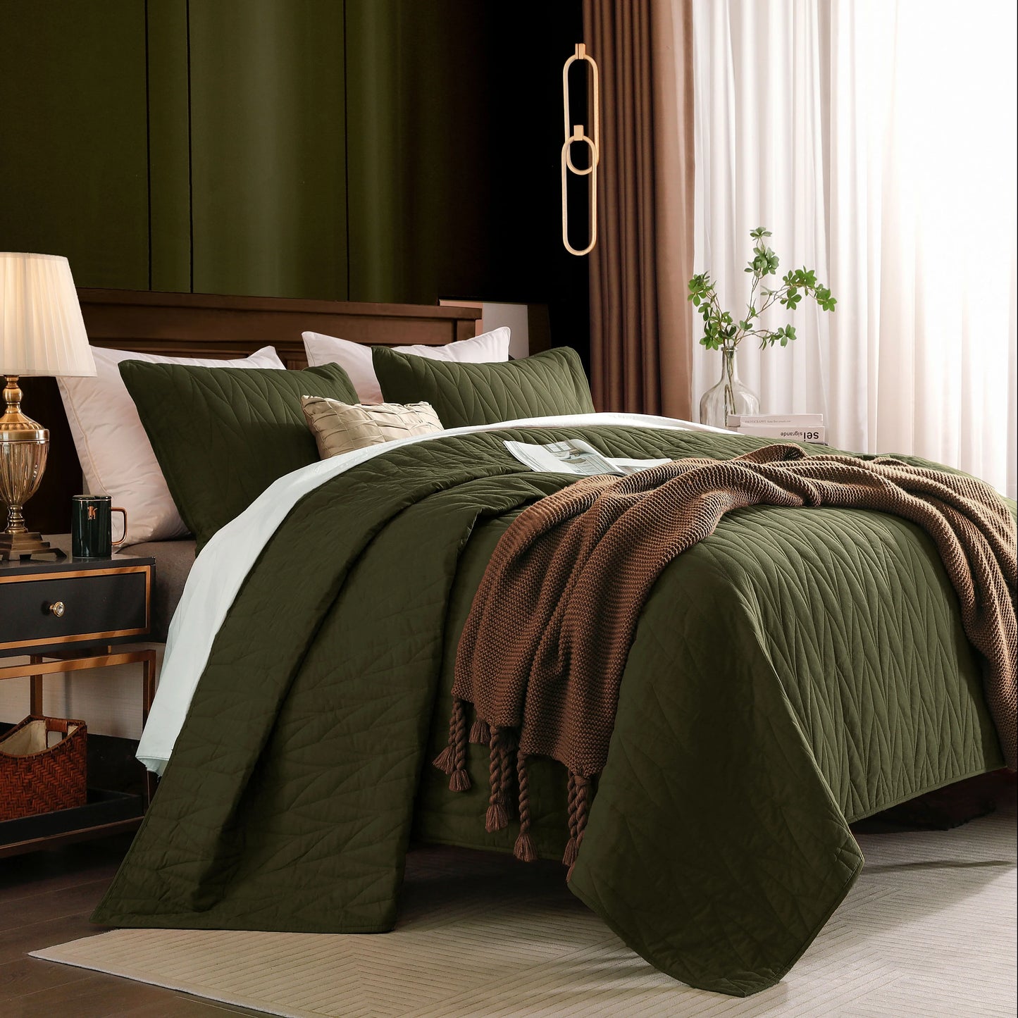 Wonderful Cotton Quilt Set 3 Piece Reversible