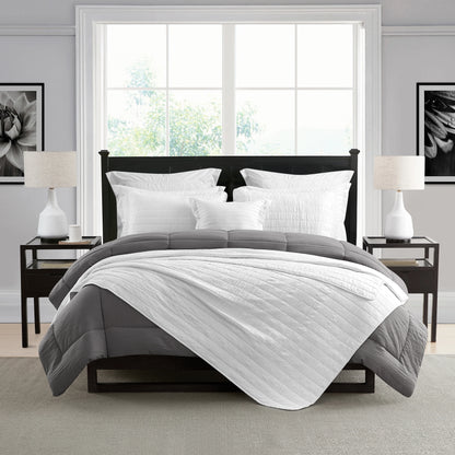 Swift Home Crinkle Enzyme Wash Oversized Coverlet/Bedspread Quilt Sets